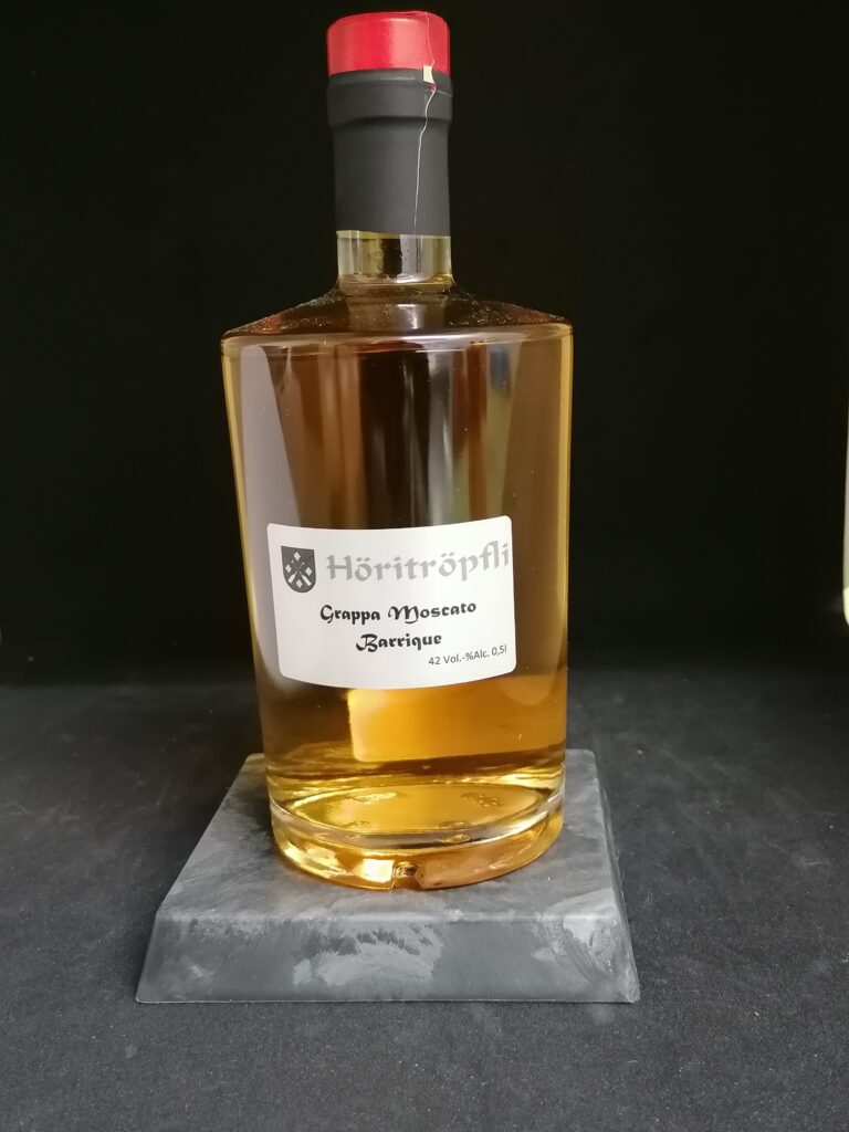 Höritröpfli Grappa Moscato Barrique 0.5l