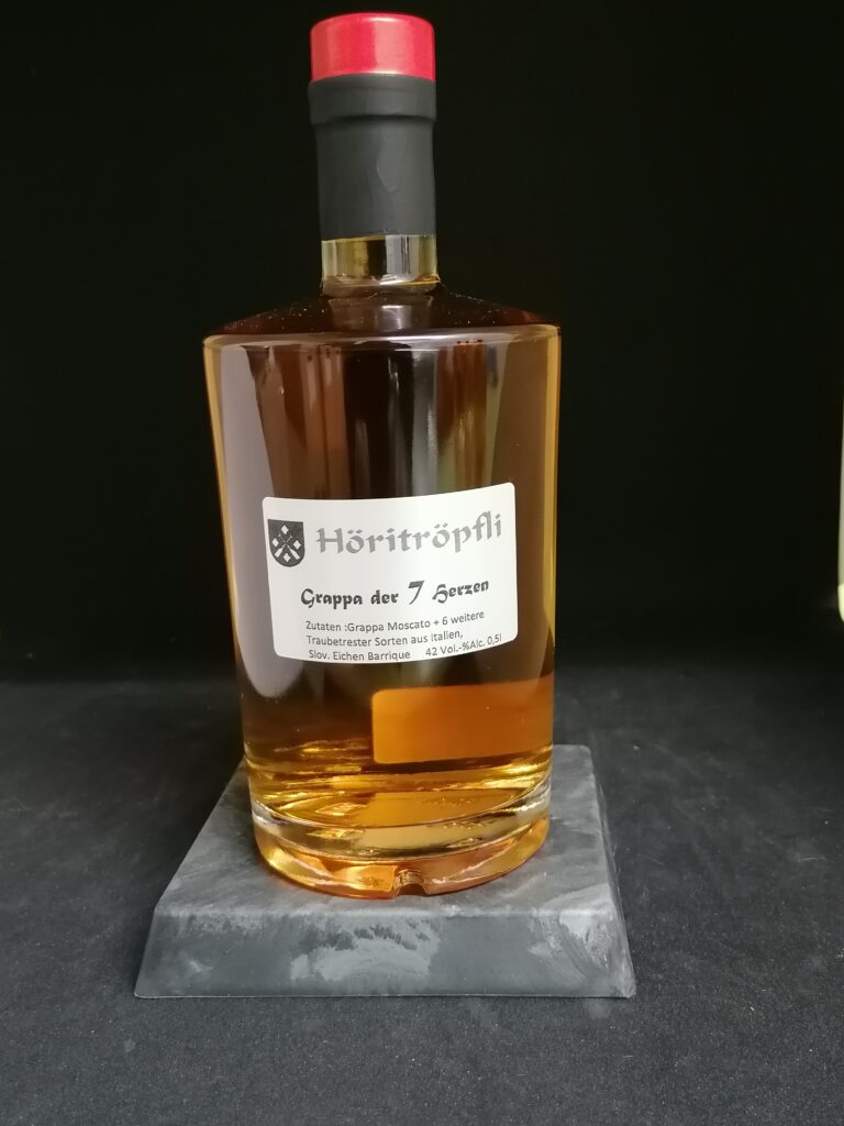 Höritröpfli Grappa der 7 Herzen 0.5l