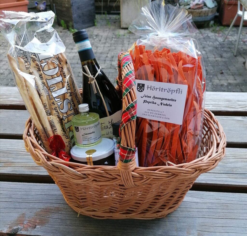 Höritröpfli Pastaüberraschung im Einkaufskorb (zum abholen)
